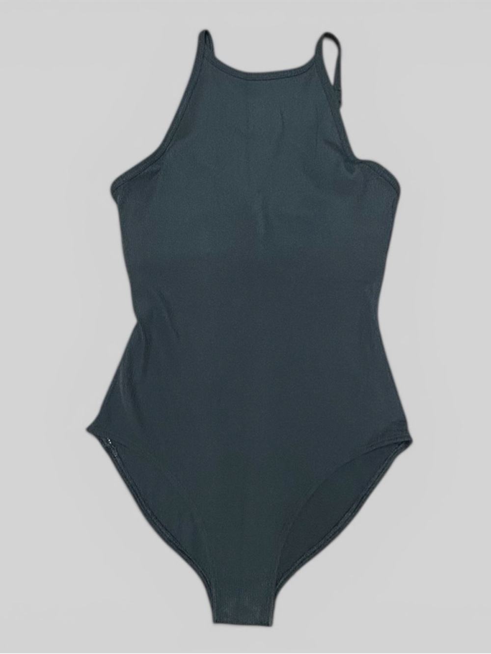 Girlfriend Collective Black Marlow High Neck Bodysuit Size M NWOT - Picture 2 of 6